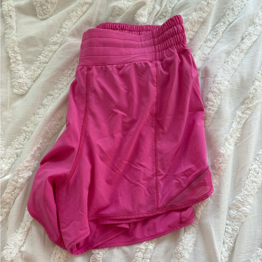 Sonic Pink Lululemon Hotty Hot Shorts